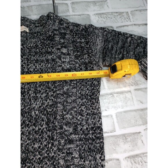 JJ Basics Black/Gray Long Sleeve Pullover Womens Sweater Size Medium - Picture 5 of 11